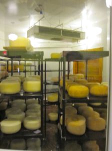 On our way home, we stopped at the Stoudt's Brewery for a tour and also visited their artisanal cheese cave.